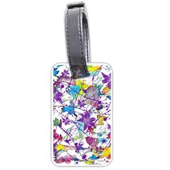 Lilac Lillys Luggage Tags (one Side)  by designworld65