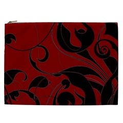 Floral pattern Cosmetic Bag (XXL) 