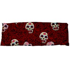 Funny Skull Rosebed Body Pillow Case Dakimakura (two Sides)