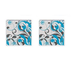 Floral Pattern Cufflinks (square) by Valentinaart