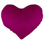 Color Large 19  Premium Heart Shape Cushions Back