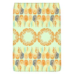 Ethnic Orange Pattern Flap Covers (l)  by linceazul