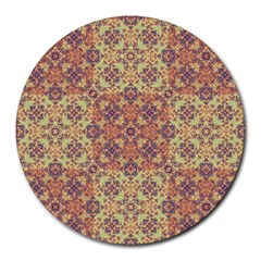 Vintage Ornate Baroque Round Mousepads by dflcprints