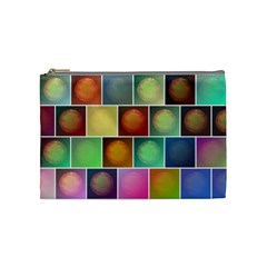 Multicolored Suns Cosmetic Bag (medium)  by linceazul