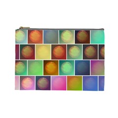 Multicolored Suns Cosmetic Bag (large)  by linceazul