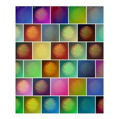 Multicolored Suns Shower Curtain 60  X 72  (medium)  by linceazul