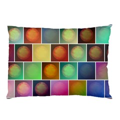 Multicolored Suns Pillow Case (two Sides) by linceazul