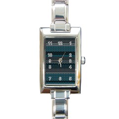 Pattern Rectangle Italian Charm Watch by Valentinaart