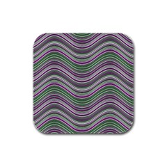 Abstraction Rubber Square Coaster (4 Pack)  by Valentinaart