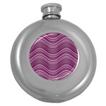 Abstraction Round Hip Flask (5 oz) Front