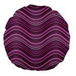 Abstraction Large 18  Premium Round Cushions Front