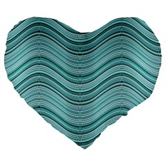 Abstraction Large 19  Premium Heart Shape Cushions