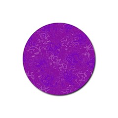 Abstraction Rubber Coaster (round)  by Valentinaart