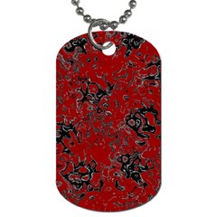 Abstraction Dog Tag (two Sides) by Valentinaart