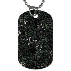 Abstraction Dog Tag (two Sides) by Valentinaart