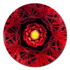 The Sun Is The Center Magnet 5  (round) by linceazul