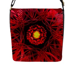 The Sun Is The Center Flap Messenger Bag (l)  by linceazul