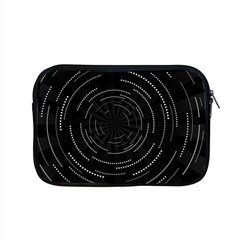 Abstract Black White Geometric Arcs Triangles Wicker Structural Texture Hole Circle Apple Macbook Pro 15  Zipper Case by Mariart