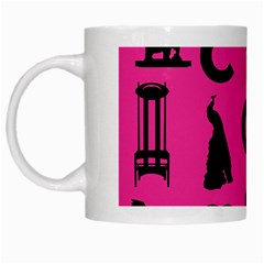 Car Plan Pinkcover Outside White Mugs by Mariart