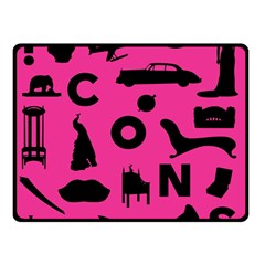 Car Plan Pinkcover Outside Double Sided Fleece Blanket (small)  by Mariart