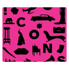 Car Plan Pinkcover Outside Double Sided Flano Blanket (small)  by Mariart