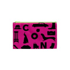 Car Plan Pinkcover Outside Cosmetic Bag (xs) by Mariart