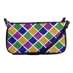 African Illutrations Plaid Color Rainbow Blue Green Yellow Purple White Line Chevron Wave Polkadot Shoulder Clutch Bags by Mariart