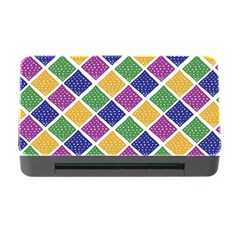 African Illutrations Plaid Color Rainbow Blue Green Yellow Purple White Line Chevron Wave Polkadot Memory Card Reader With Cf by Mariart