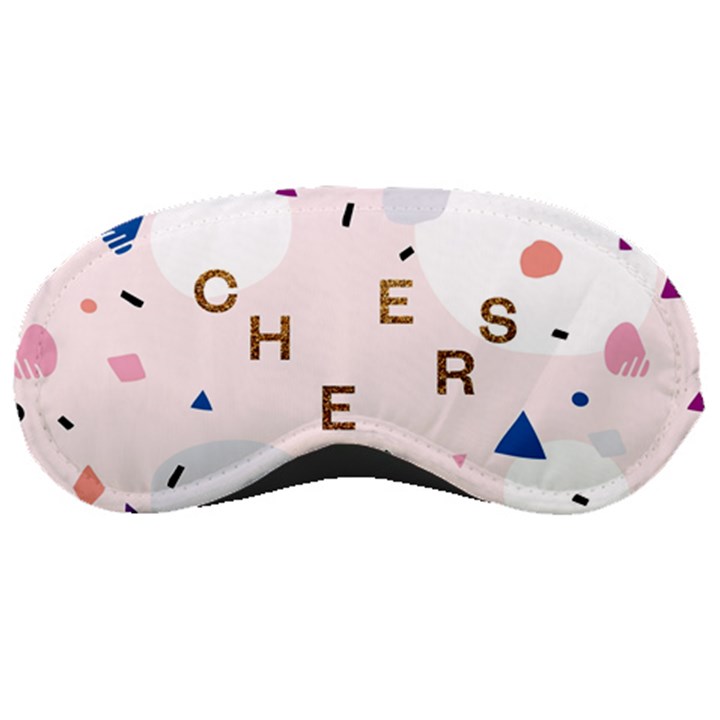 Cheers Polkadot Circle Color Rainbow Sleeping Masks