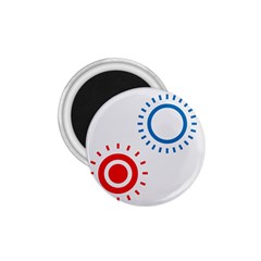 Color Light Effect Control Mode Circle Red Blue 1 75  Magnets by Mariart