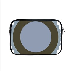 Circle Round Grey Blue Apple Macbook Pro 15  Zipper Case