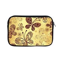 Butterfly Animals Fly Purple Gold Polkadot Flower Floral Star Sunflower Apple Ipad Mini Zipper Cases by Mariart