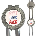 Don t Look Back Big Eye Pink Red Blue Sexy 3-in-1 Golf Divots Front