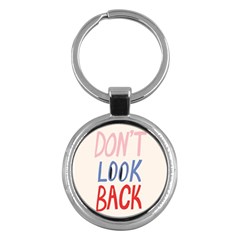 Don t Look Back Big Eye Pink Red Blue Sexy Key Chains (round) 