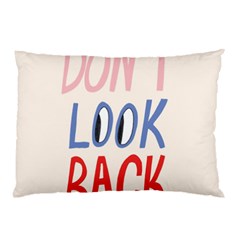Don t Look Back Big Eye Pink Red Blue Sexy Pillow Case by Mariart
