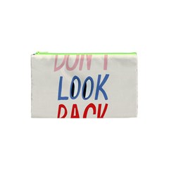 Don t Look Back Big Eye Pink Red Blue Sexy Cosmetic Bag (xs) by Mariart