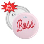 Girl Boss Pink Red Blue Sexy 2.25  Buttons (100 pack)  Front