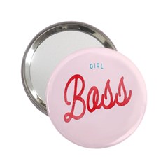 Girl Boss Pink Red Blue Sexy 2 25  Handbag Mirrors