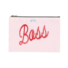 Girl Boss Pink Red Blue Sexy Cosmetic Bag (large)  by Mariart