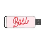 Girl Boss Pink Red Blue Sexy Portable USB Flash (Two Sides) Front