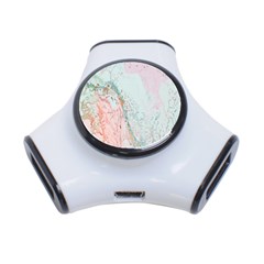 Geode Crystal Pink Blue 3-port Usb Hub by Mariart