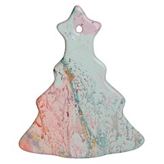 Geode Crystal Pink Blue Christmas Tree Ornament (two Sides)