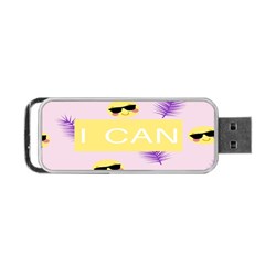 I Can Purple Face Smile Mask Tree Yellow Portable Usb Flash (two Sides)