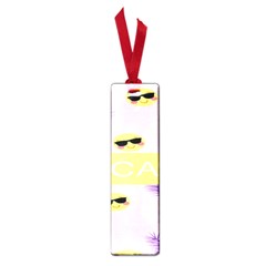 I Can Purple Face Smile Mask Tree Yellow Small Book Marks by Mariart