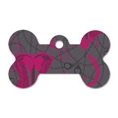 Pink Black Handcuffs Key Iron Love Grey Mask Sexy Dog Tag Bone (two Sides)