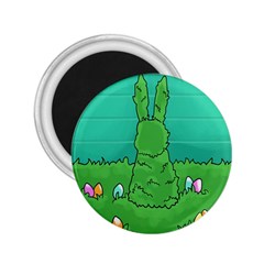 Rabbit Easter Green Blue Egg 2 25  Magnets