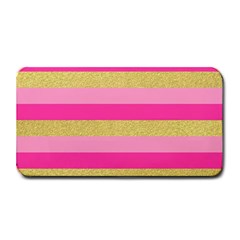 Pink Line Gold Red Horizontal Medium Bar Mats