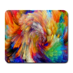 Rainbow Color Splash Large Mousepads by Mariart