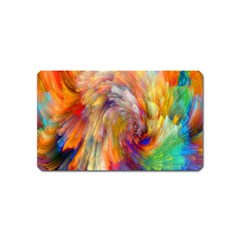 Rainbow Color Splash Magnet (Name Card)