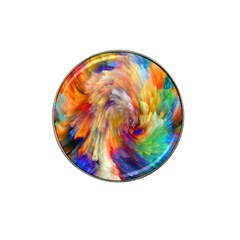 Rainbow Color Splash Hat Clip Ball Marker (4 Pack)